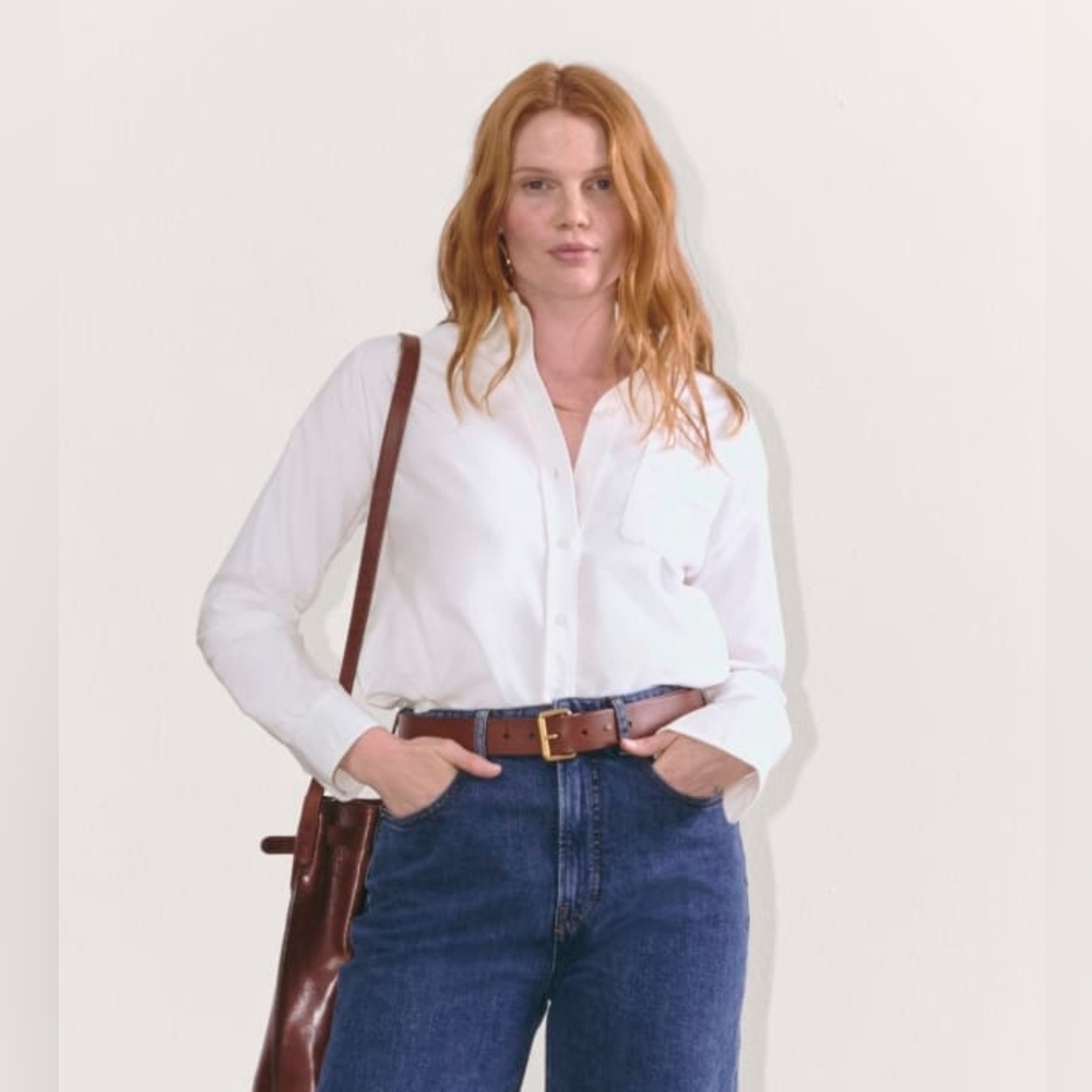 Everlane Must Have Button Down in White